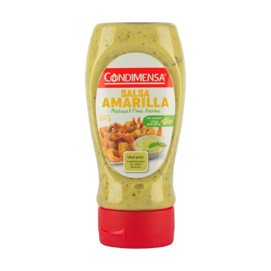 Salsa Amarilla Finas Hierbas Condimen Frasc 250 Gr