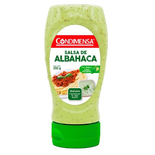 Salsa De Albahaca Condimensa Frasco 250Gr