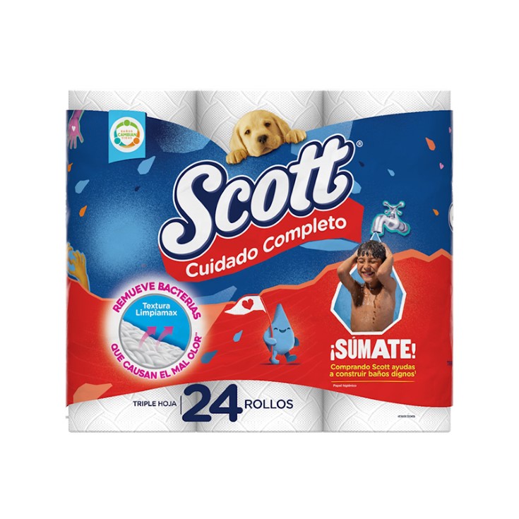 Papel Higenico Scott Cuidado Completo Xxg 24U