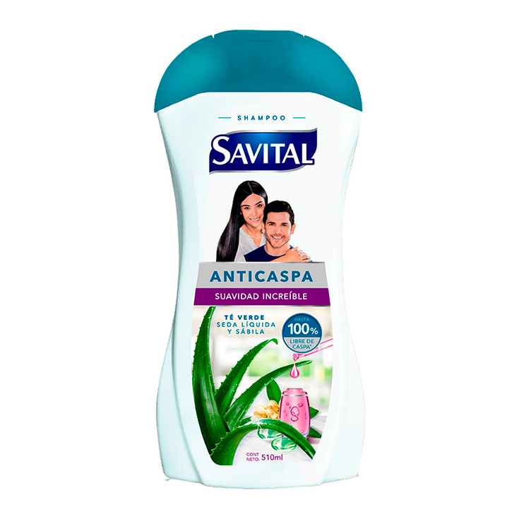 Savital Shampoo Caspa Te Y Seda 530Ml.