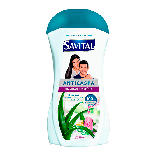 Savital Shampoo Caspa Te Y Seda 530Ml.