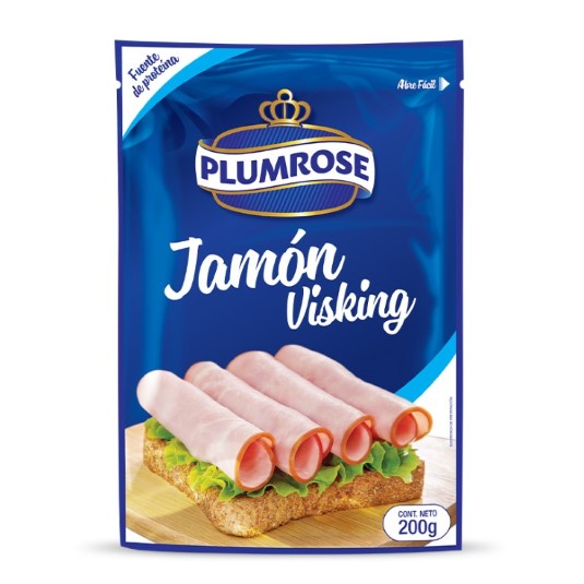 Plumrose Jamon Visking Rebanado Tipo I 200 Gr