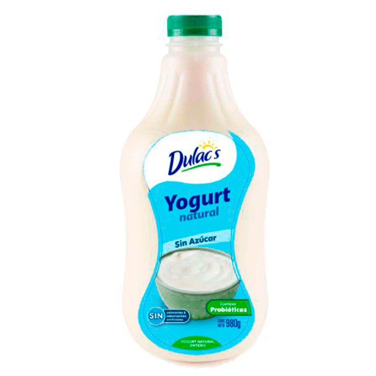 Yogurt Natural Dulac´S Entero 980 Gr