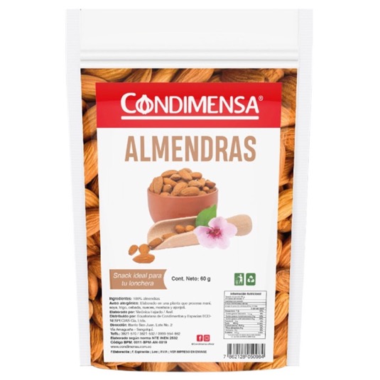 Condimensa Almendras Doypack Condimensa 65Gr