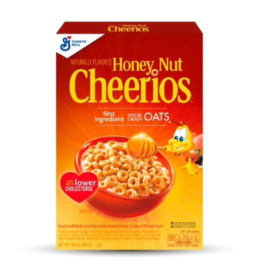 Cereal Cheerios De Nuez Y Miel 309 Gr