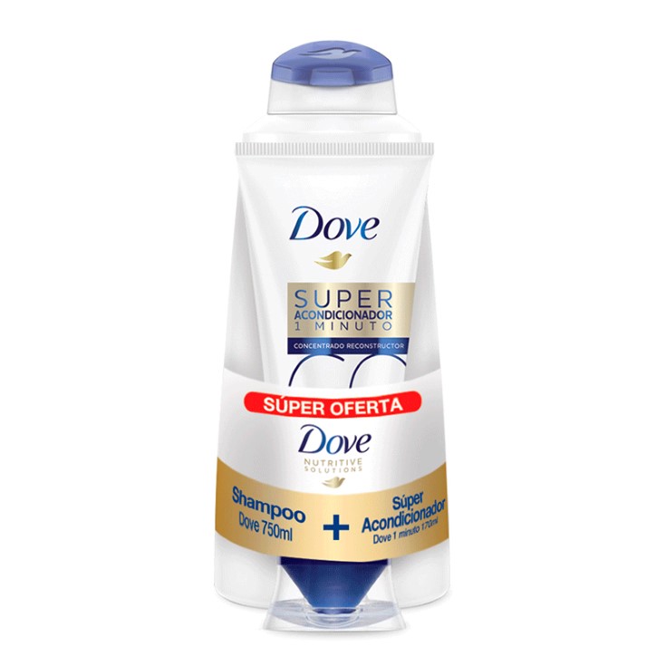 Dove Shampoo Super Oferta Shampoo750Ml+Acondiciona