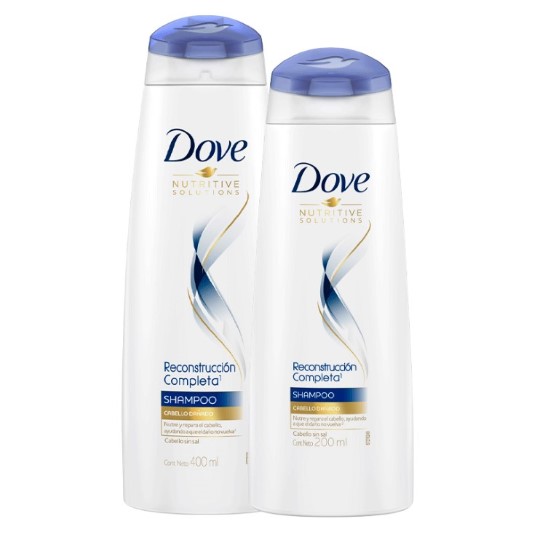 Shampoo Reconstruccion Completa Dove 400Ml+Ac 200Ml