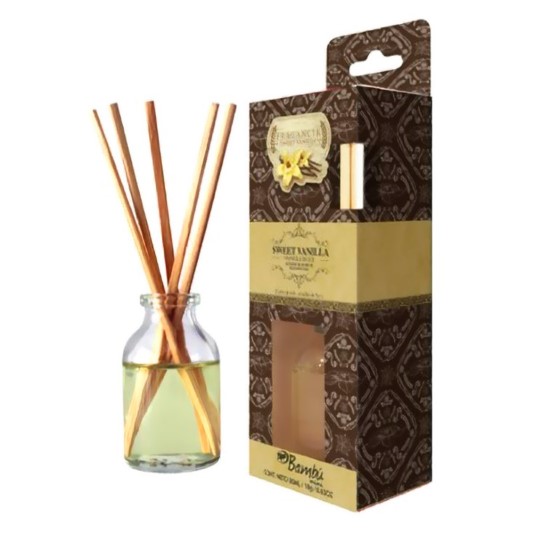 Difusor Esencia Tips Bambú Sweet Vanilla 20 Ml