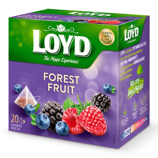 Infusión Loyd Frutos Del Bosque 20 Unid 40 Gr