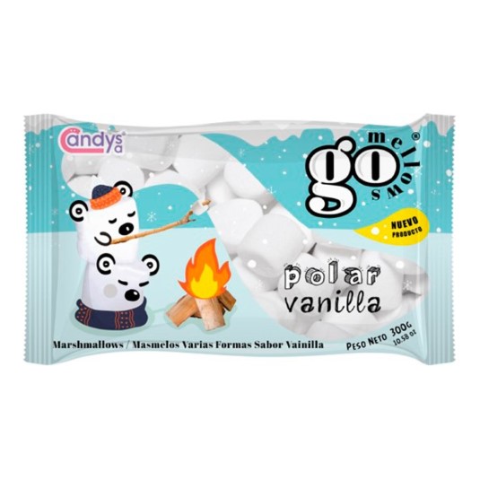 Marshmallows Gomellows Polar Vainilla 300GR.