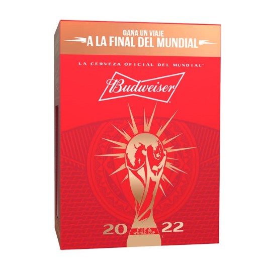 Budweiser Fifa Onpack Cerveza Lata+Vaso 355Ml