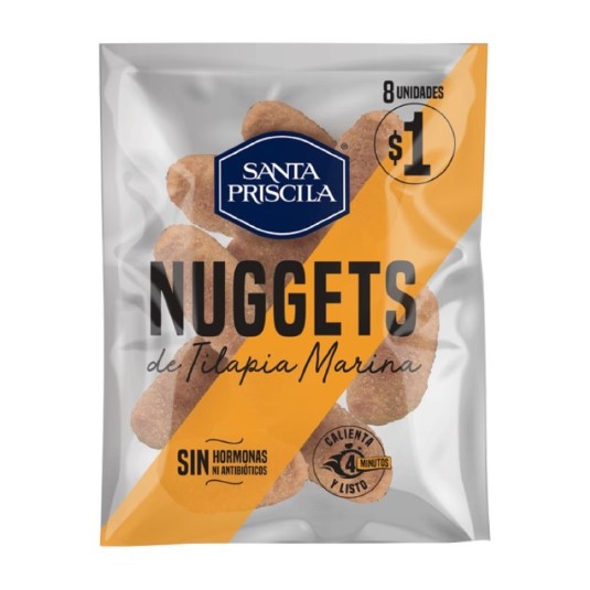 Nuggets Apanados Congelados Santa Priscila 144Gr