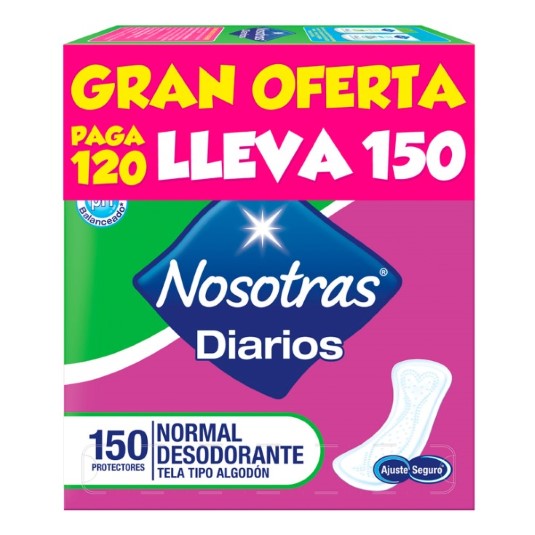 Protector Diario Nosotras Desodorante X150