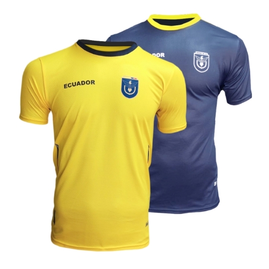 Camiseta Ecuador Amarilla Hombre Talla S-M-L-Xl