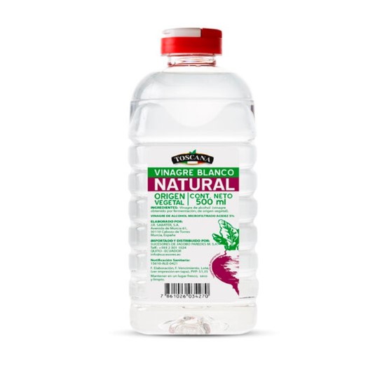 Vinagre Blanco Toscana Natural 500 Ml