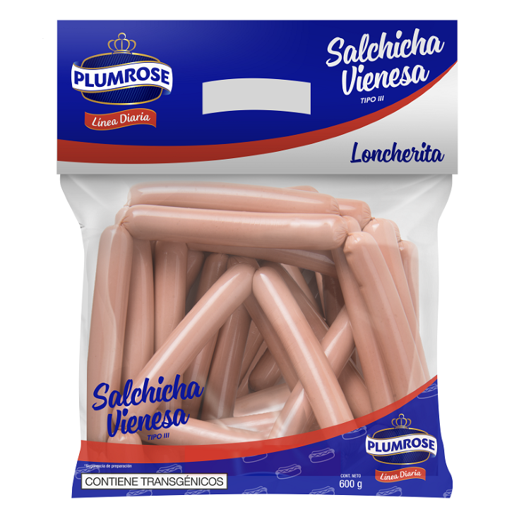 Salchicha Linea Diaria Plumrose 600 Gr.