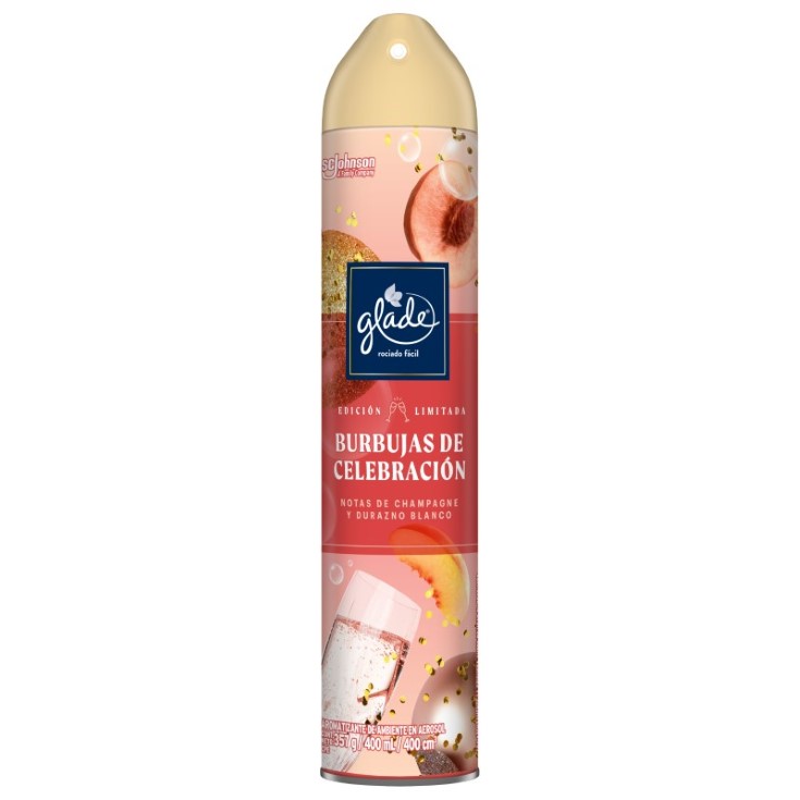 Aerosol Glade Burbujas De Celebración 400 Ml