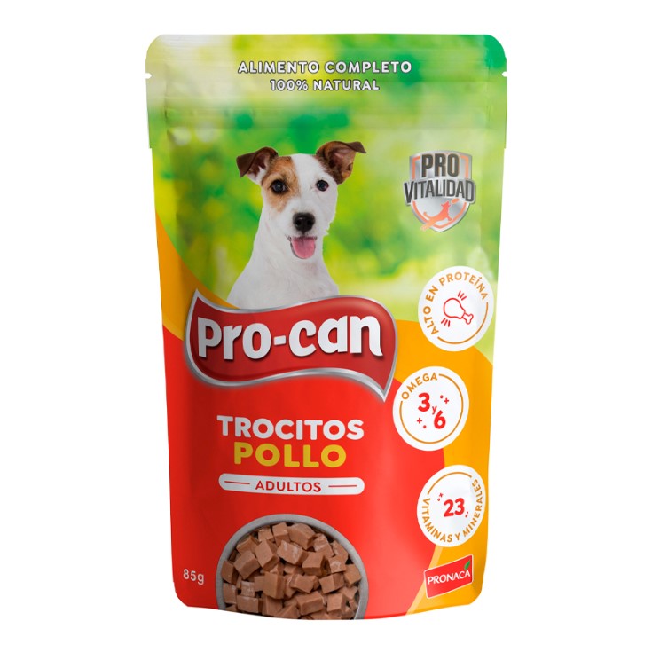 Trocitos de Pollo Adultos Pro- Can 85GR