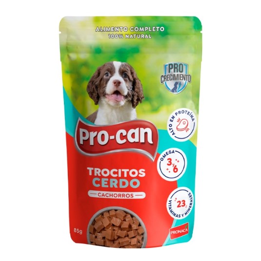 Trocitos de Cerdo Cachorros Pro- Can 85GR