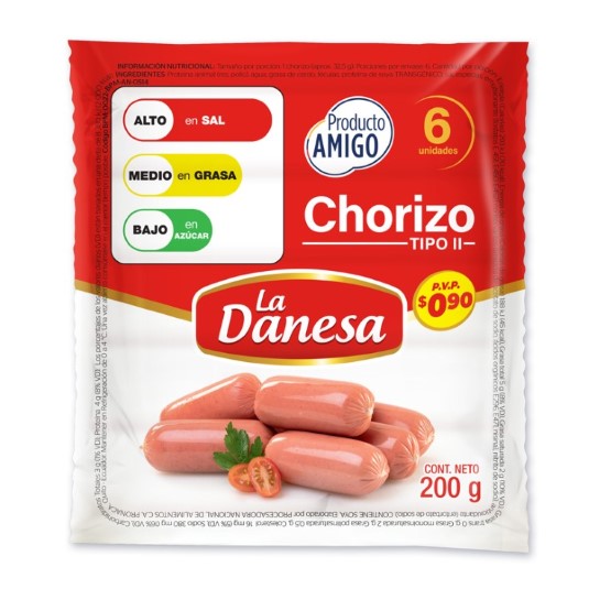 Chorizo Tipo II La Danesa 200 Gr.