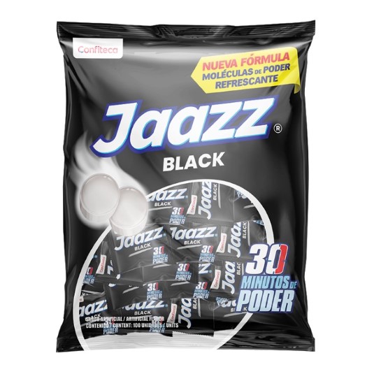 Caramelo Refrescante Jaazz Black 100UND