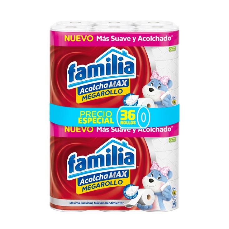 Papel Higienico Acolchamax Extra Grande Familia X36