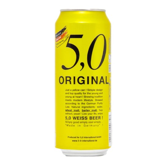 Weiss Beer 5.0 Original 500ML