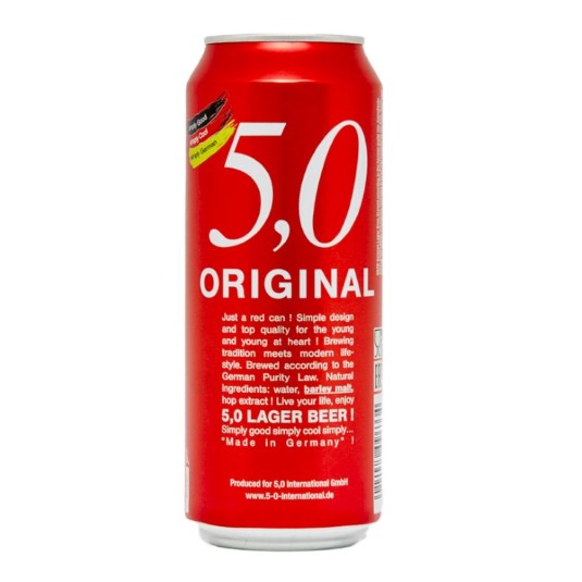 Lager Beer 5.0 Original 500ML