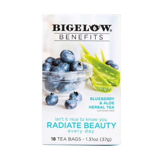 Infusion Bigelow Benefits Blueberry And Aloe 18 Un