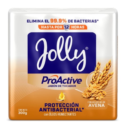 Jabon Proactive Antibacterial Avena Tripack Jolly 300GR