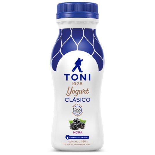 Yogurt Toni Bebible Clasico Mora 190 Gr