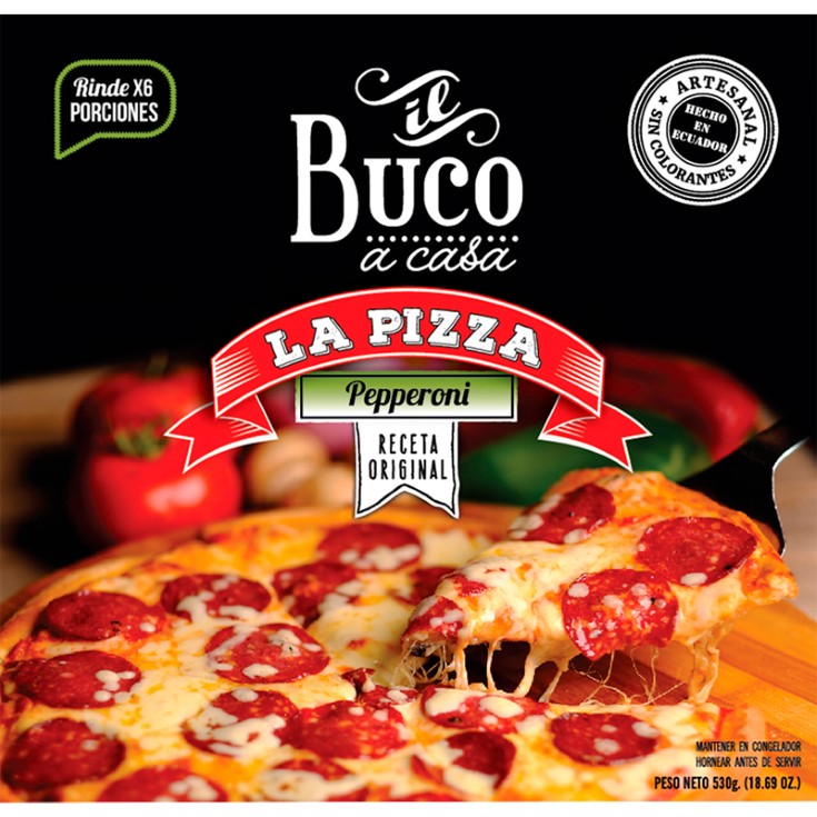 Pizza Pepperoni Il Bucco 530Gr
