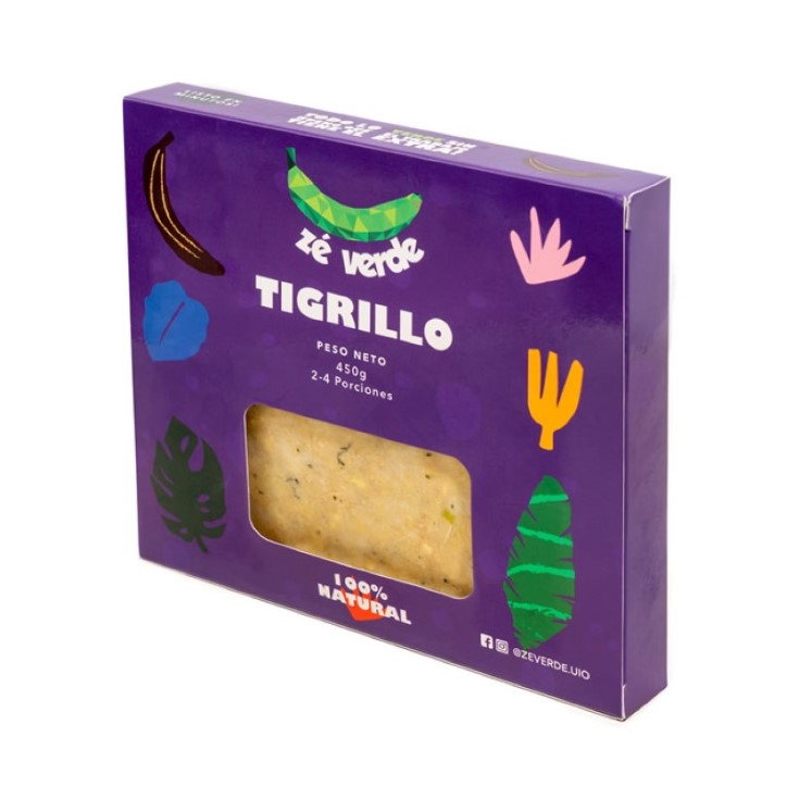 Tigrillo De Verde Congelado Ze Verde 450G