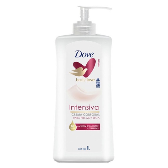 Crema Corporal Nutricion Intensiva Dove 1L