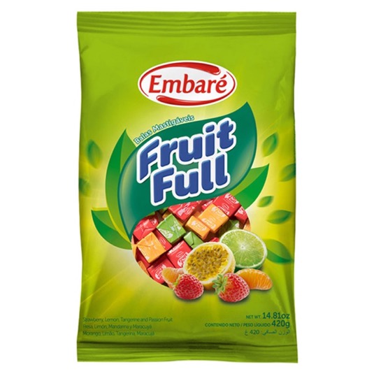 Caramelo Masticable Embare Fruit fuil 420GR