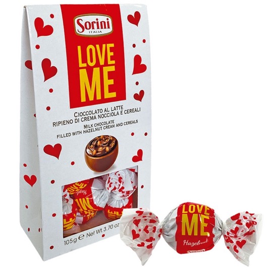 Bombones Rellenos Sorini Love Me 105GR