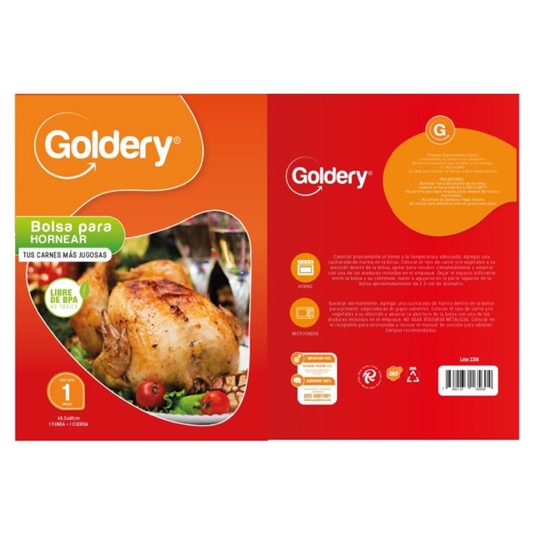 Bolsa Goldery Para Hornear Carnes 1Un