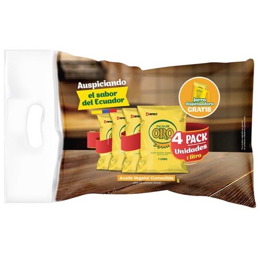 Aceite 4 Pack Palma De Oro 1 Lt C/U