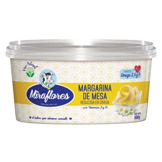 Margarina Miraflores 500 Gr