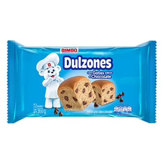 Dulzones Bimbo Con Chocolate 360 Gr