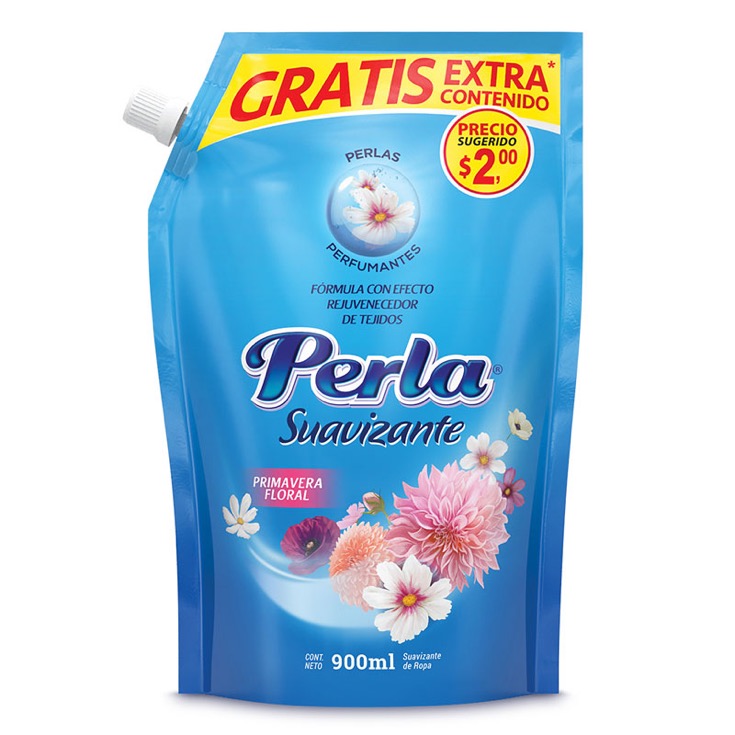 Suavizante Perla Primavera Floral 900Ml