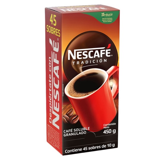 Cafe Tradicion Display Nescafe 10 Un De 10 Gr C/U