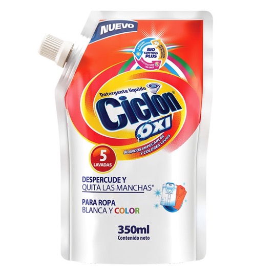 Detergente Ciclon Liquido Oxi Doypack 350 Ml