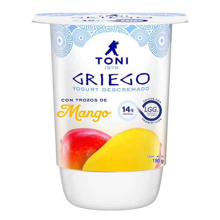 Yoghurt griego trozos frutilla