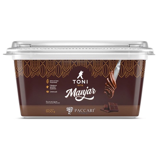 Manjar Toni Dulce De Leche Paccari 500 Gr