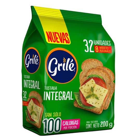 Tostadas Grile Integral 200 Gr