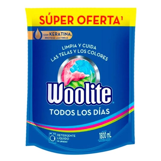 Detergente Woolite Liquido Krt Tld 1.8 Lt