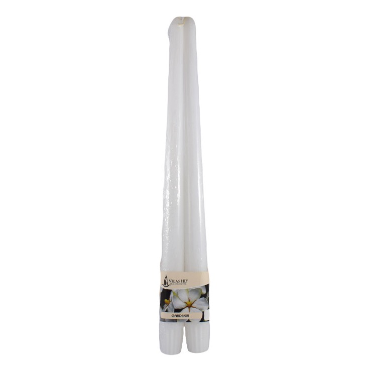 Vela Velas Hd Cónica Termoencogible Color Blanco
