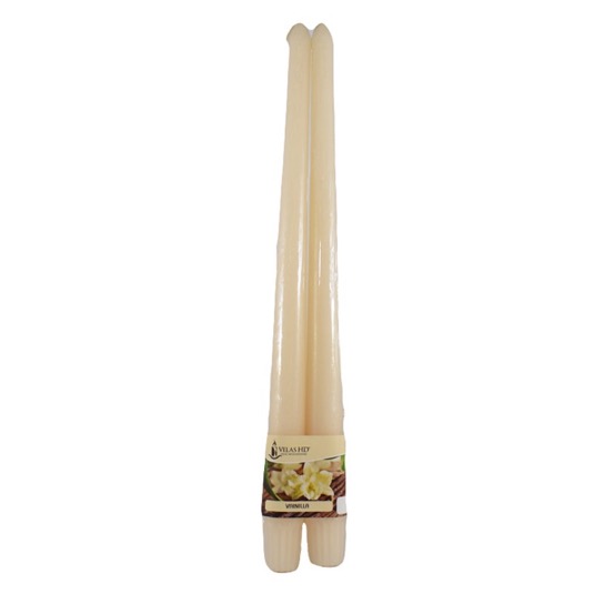 Vela Velas Hd Cónica Termoencogible Color Beige