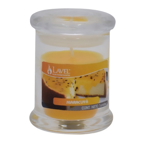 Hd Vela Vaso Transparente Maracuya